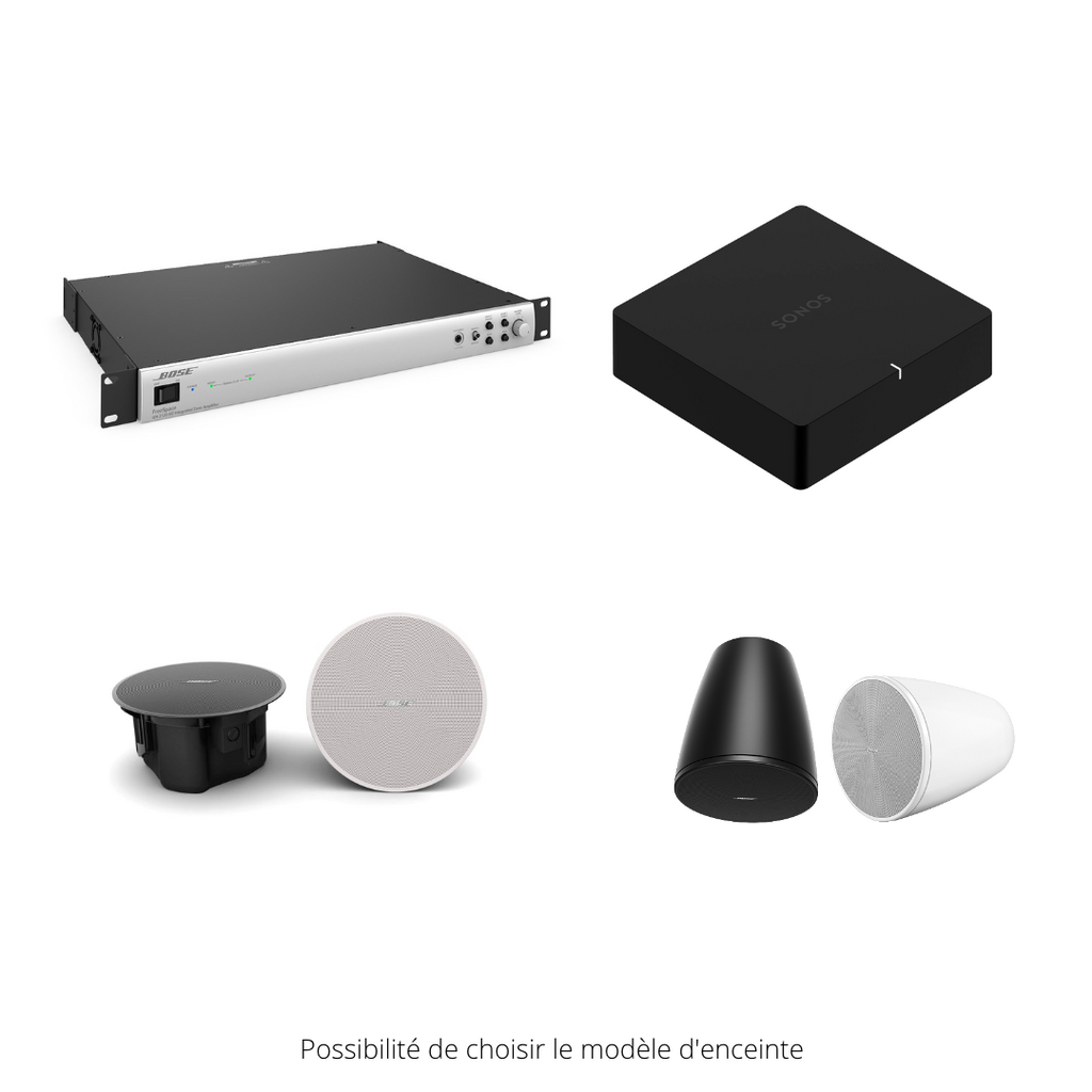 Bose- Pack de sonorisation professionnel pour Hotel / Bar / Restaurant