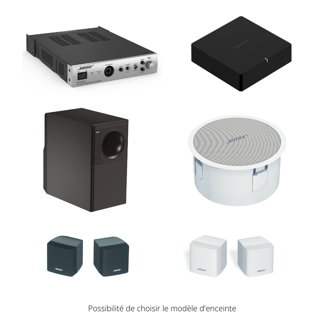 Bose - Pack de sonorisation professionnel pour Hotel / Club / Bar /  Restaurant sur Commande